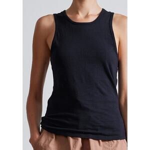 APIECE APART Savina Razor Tank Top in Black XS